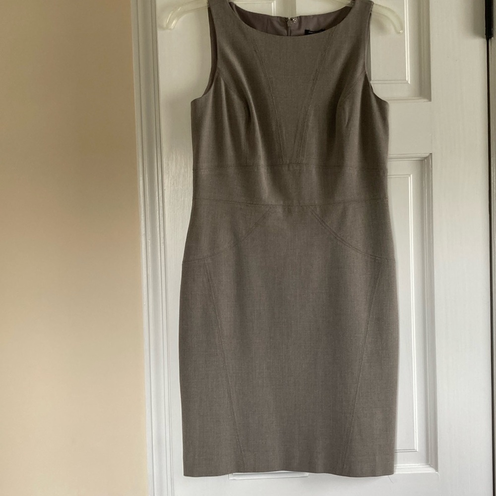 Ann Taylor gray sheath dress